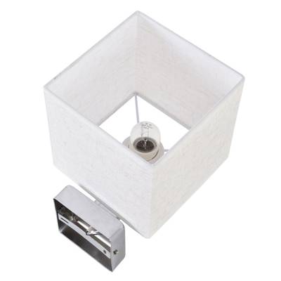 8360/1W CLASSI хром/бежевый металл/текстиль Бра E27 60W 240V NORMAN