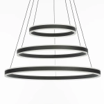 Citilux Дуэт CL719681 LED Люстра подвесная с пультом Чёрная