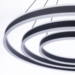Citilux Дуэт CL719681 LED Люстра подвесная с пультом Чёрная