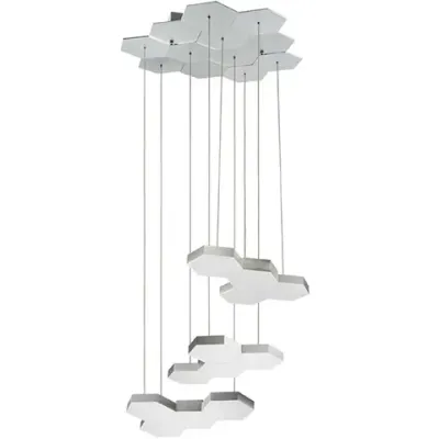 750224 Люстра подвесная FAVO LED-60W 2880LM Silver 4000K Lightstar