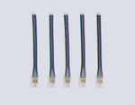 Соединитель гибкий односторонний COB RGB 12/24V для лент 10mm GS7411 (4 конт.) (5шт. в комплекте)