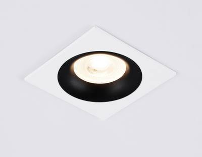 Светильник встраиваемый TN102727 WH/BK белый/черный GU5.3 92*92*23