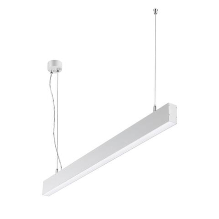 358879 OVER NT22 406 белый Светильник подвесной светодиодный (длина подвесов 1,2м) IP20 LED 4000K 30W вниз + 12W вверх 220V ITER