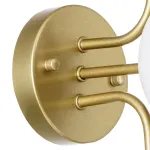 815533 Бра CROCO 3х5W (led) G9 ЗОЛОТО/БЕЛЫЙ Lightstar