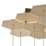 750223 Люстра подвесная FAVO LED-60W 2880LM Satin Gold 4000K Lightstar