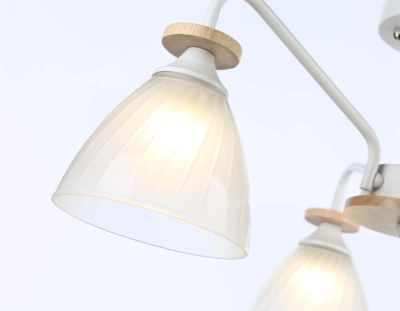 Светильник подвесной TR9562/3 WH/FR белый/белый матовый E27/3 max 40W D620*250
