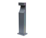 09205-F(220V),16(RGB) Светильник уличный Келси серый 220V w13*8,5 h80 Led 6W (4000K) c пультом ДУ, Декоративная подсветка RGB.