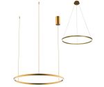 08214,33P(3000K) Подвес Тор матовое золото d80 h150 Led 50W (3000K) 2 типа крепления