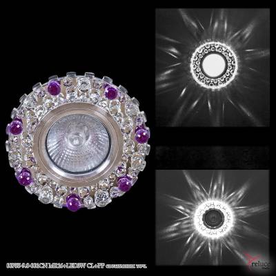 00755-9.0-001CN MR16+LED3W CL+PP светильник точ.