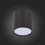 ST113.442.05 Светильник потолочный Черный LED 1*5W 4000K 390Lm Ra&gt;80 120° IP20 D68xH75 170-240V