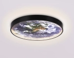 Светильник светодиодный настенно-потолочный FW11131 BK черный 15W LED 3000-6400K D240*38