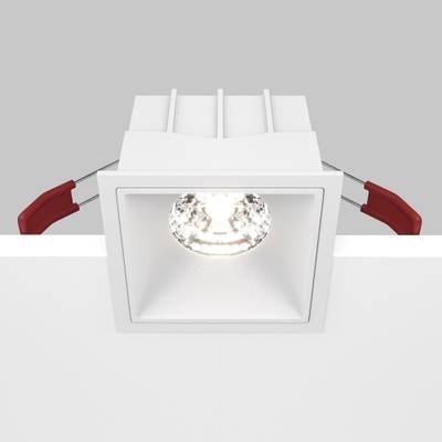 Встраиваемый светильник Alfa LED 4000K 1x15Вт 36° Dim Triac, DL043-01-15W4K-D-SQ-W. TM Maytoni