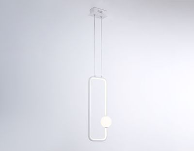 Подвесной светодиодный светильник FL66361 WH белый 19W 4200K 190*80*1000