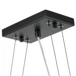 802137 Подвес NUBI 3х40W E27 ЧЕРНЫЙ МАТОВЫЙ/БЕЛЫЙ Lightstar