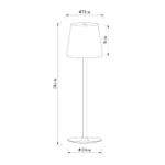 Уличный настольный светильник Arte Lamp FUYUE A1614LT-1BK, 1хLED