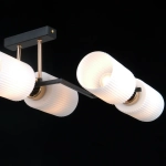 IL0809-6ASQ-25 BK AB NAPLES светильник потолочный ILLUMICO, E27х6