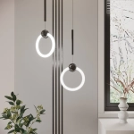 Подвесной светодиодный светильник 90165/1 черный жемчуг, LED