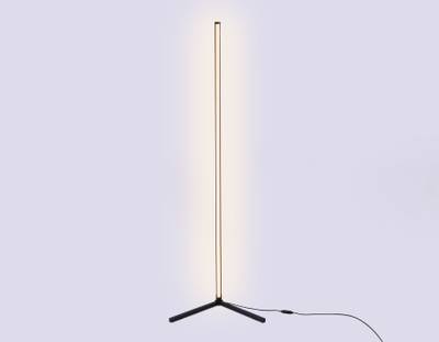 Светильник светодиодный напольный RGB с пультом FL8027 BK черный LED 20W RGB D32*1650 (ПДУ РАДИО 2.4G)