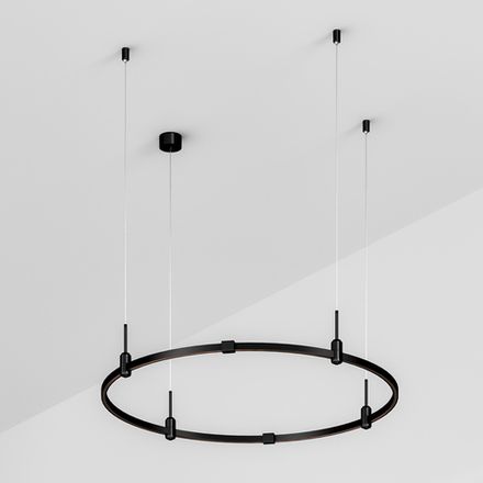 Основание ART-APRIORI-ROUND-HANG-R1000 (BK) (Arlight, IP20 Металл, 3 года)