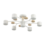 8195/7C COMFI LN26 336 белый, металл/дерево/пластик Потолочный светильник LED GX53 7*9W 220V RONDO