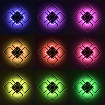 Citilux Марсель Смарт CL232A155E RGB Умная люстра Венге
