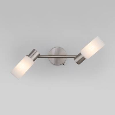 Спот с поворотными плафонами 20043/2 сатин-никель