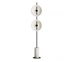 08451-2F,19(01) Торшер Велси черный/белый d32 h165 Led 2*6W (3000K) (комплект состоит из 2х коробок)