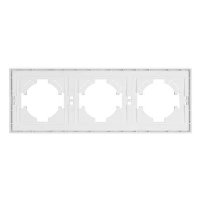 Рамка пластиковая FRM-TENDO-PL-3-WH (Arlight, -)