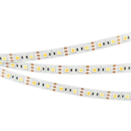 Лента RT-B60-12mm 12V White-MIX (14.4 W/m, IP20, 5060, 5m) (Arlight, Изменяемая ЦТ)