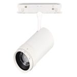 ST357.536.12 Магнитный трековый светильник ZOOM Белый LED 1*12W 3000K Lm Ra90 10-55° IP20 D50xH160 48VV