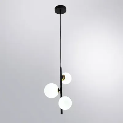 Подвесной светильник Arte Lamp GEMINI A2243SP-3BK, 3хG9