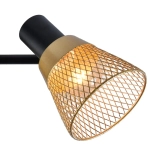 05966-0.8-03 GOLD+BK светильник потолочный Reluce, E14х3