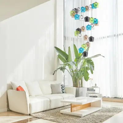 796289 Люстра CARAMELLO LED 28х6W 2700LM КОФЕЙНЫЙ/МУЛЬТИКОЛОР 3000K Lightstar