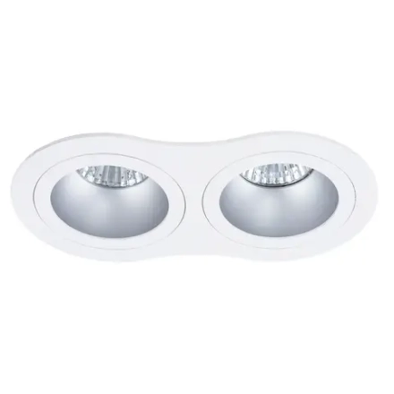 Точечный встраиваемый светильник Arte Lamp ALKES A2161PL-2WH, 2хGU10