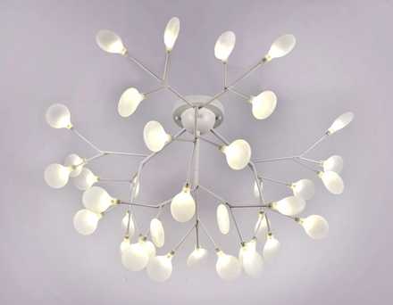 Потолочная люстра TR3018/36 WH/FR белый/матовый G4/36 max 20W D920*480 (лампы LED G4 1.5W 4200K в комплекте)