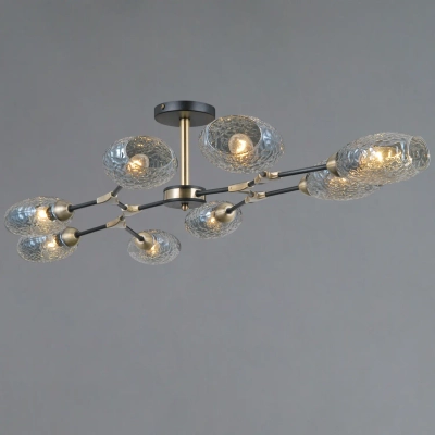 IL0272-8CSQ-25 BK AB TRENTO светильник потолочный ILLUMICO, E14х8