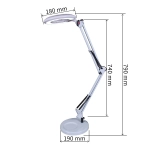 02046-0.7-01 BK светильник настольный Reluce, LED