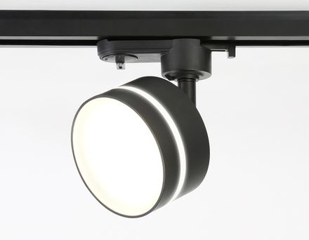 Cветильник трековый GL5385 BK/FR черный/белый матовый GX53 max 12W