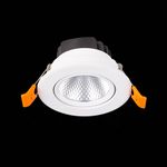 ST211.538.08.36 Св-к встр. Белый LED 1*8W 3000K 640Lm Ra80 36° IP20 D86xH50 220-240V