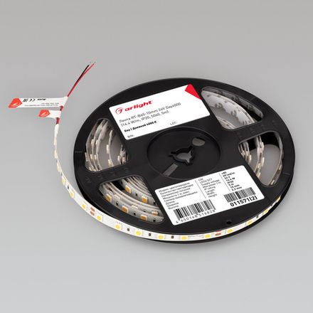Светодиодная лента RT-B60-10mm 24V Day4000 (14.4 W/m, IP20, 5060, 5m) (Arlight, Открытый)