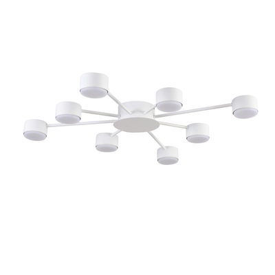 8343/8C COMFI LN26 252 белый, металл Люстра GX53 LED 8*7W 220V TORINA