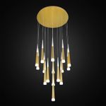 Citilux Вегас CL227162 LED Люстра каскадная Золото