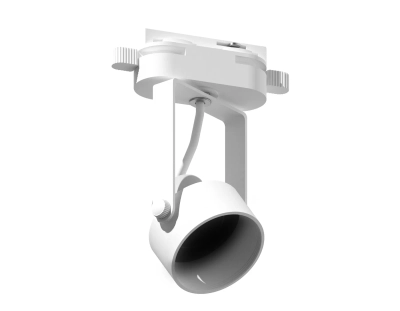 Корпус светильника трековый C6601 WH белый D60*H135mm Out122mm MR16 GU10 (насадки D60mm)