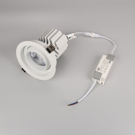 Светильник MS-VORTEX-BUILT-R135-30W Day4000 (WH-WH, 30 deg, 230V) (Arlight, IP20 Металл, 5 лет)