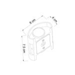 Фасадный светильник Arte Lamp BOSTO A3122AL-2BK, 2хLED