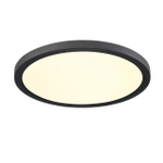 7788/24L MITRA LED SN 537 Светильник пластик/белый/черный LED 24Вт 3000/4000/6500К D300 IP44 CCT/датчик движения NEBULA BLACK