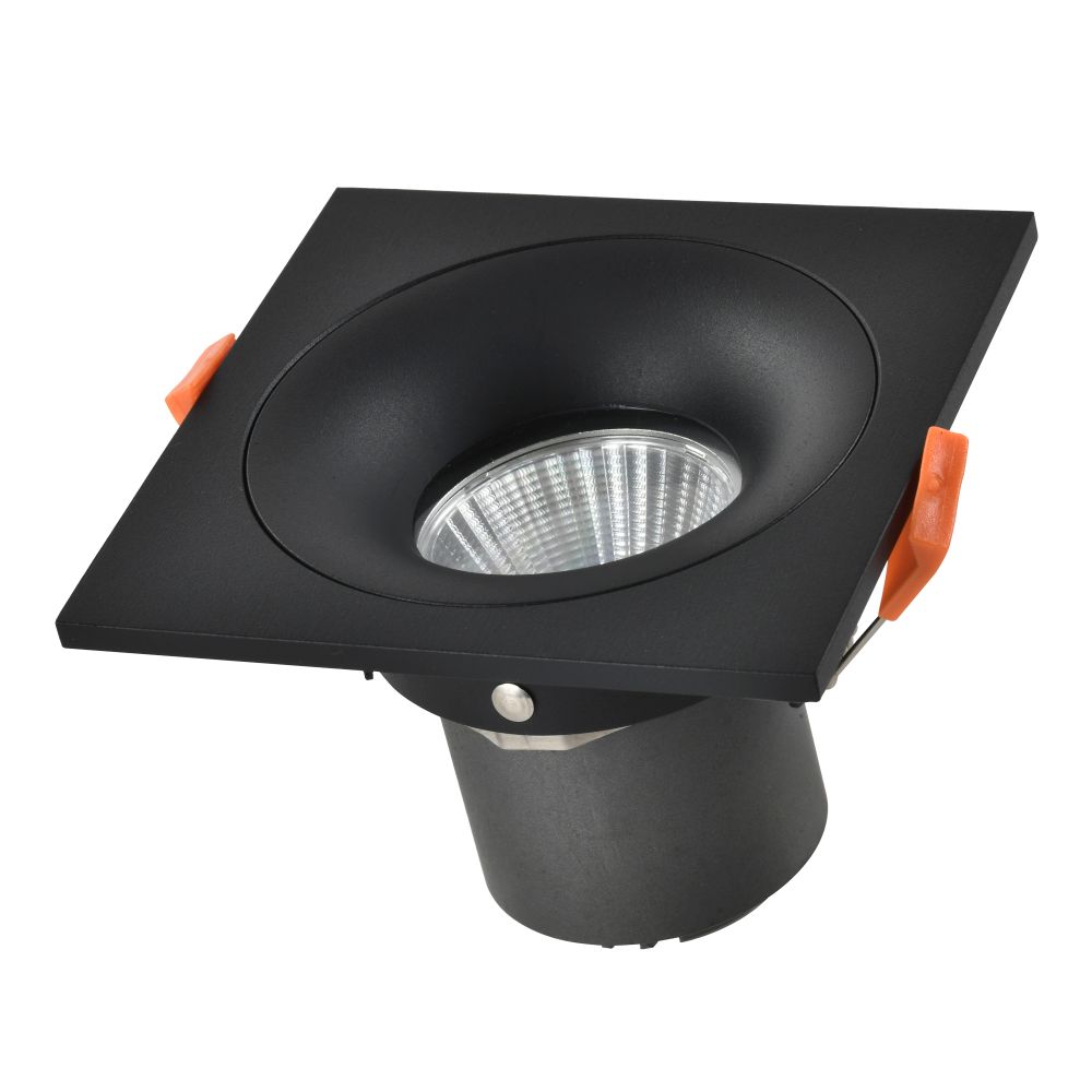 ST259.438.10 Св-к встр. Черный LED 1*10W 3000K 700Lm Ra&amp;gt;90 60° IP44 L100xW100xH66 85-265V