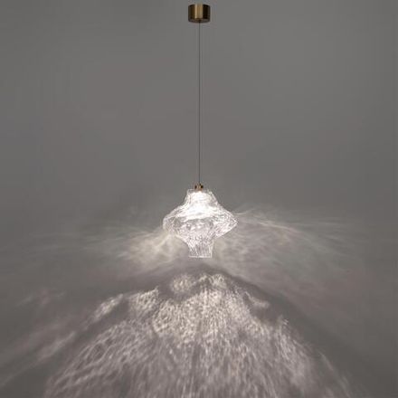 5107/3LA L-VISION  ODL26 антич.бронза/прозрачный металл/стекло Подвес LED x 3W 4000K ORDI