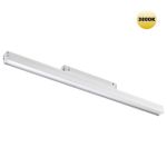 359200 SHINO NT23 079 белый Трековый светильник для низков. шинопровода IP20 LED 3000К 24W 48V 1800Лм FLUM