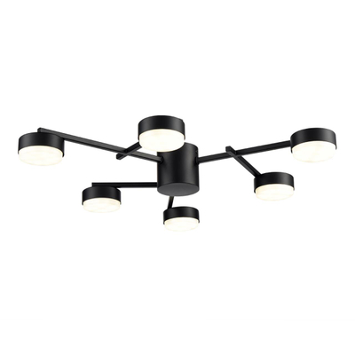 8186/6C COMFI LN26 247 черный, металл Люстра потолочная LED GX53 6*7W 220V DABRA